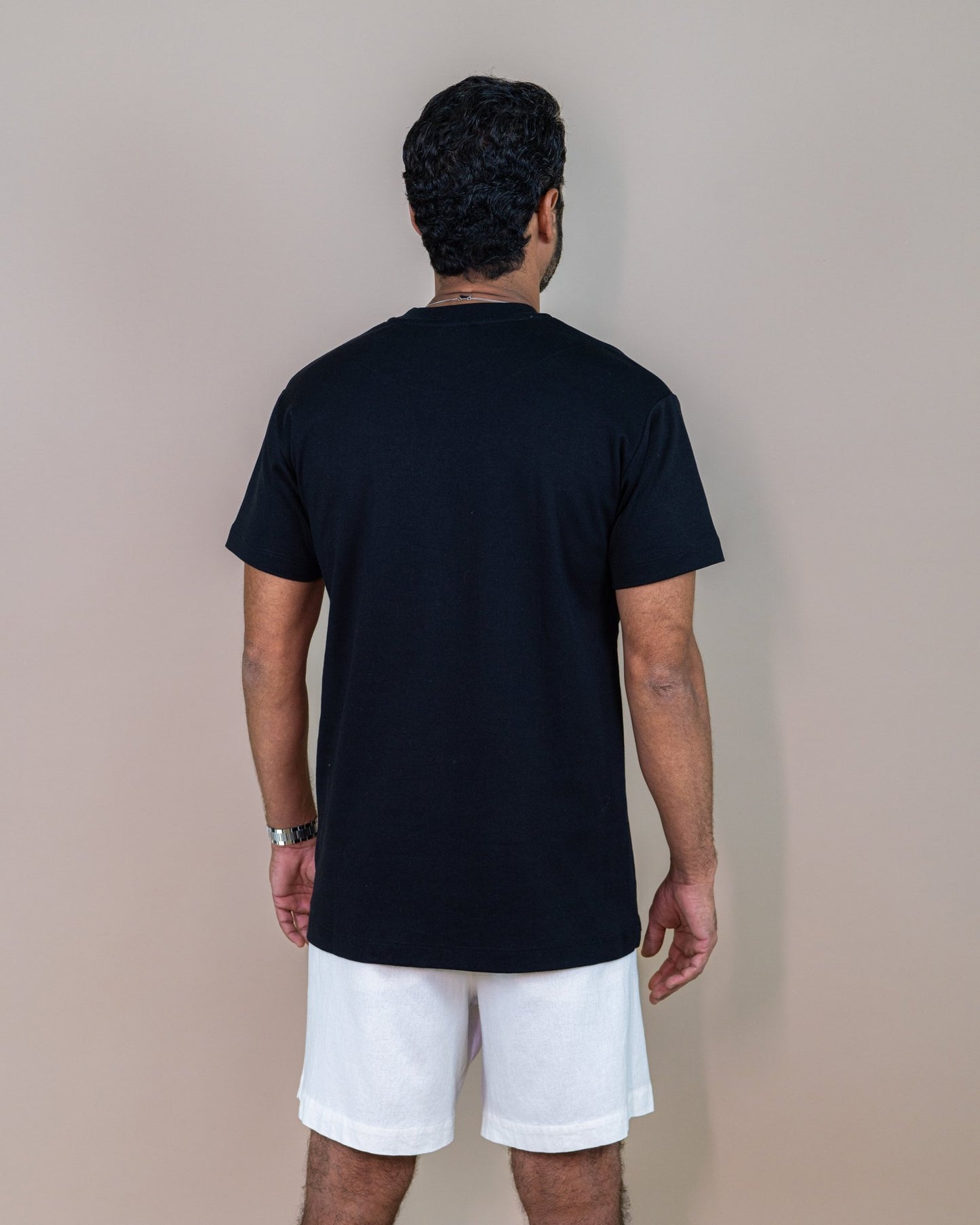 Camiseta Gola Média Suedine Pima