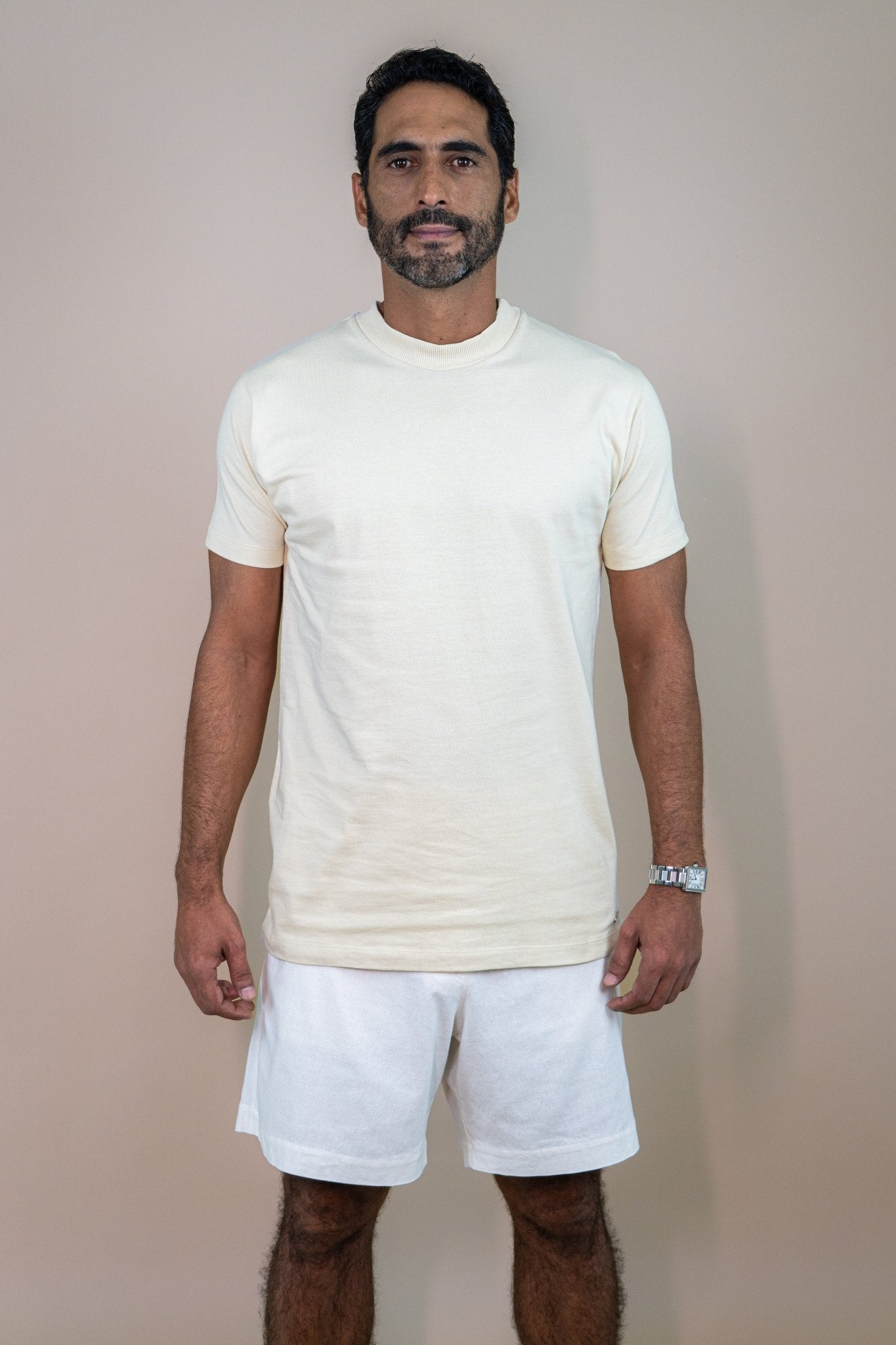 Camiseta Gola Média Heavy Cotton