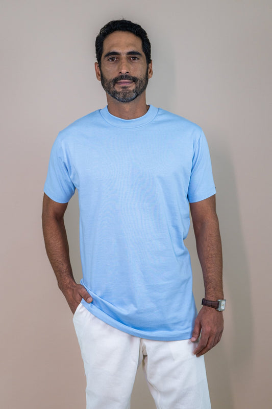 Camiseta Gola Média Heavy Cotton